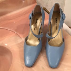 Baby blue Bellini heels
